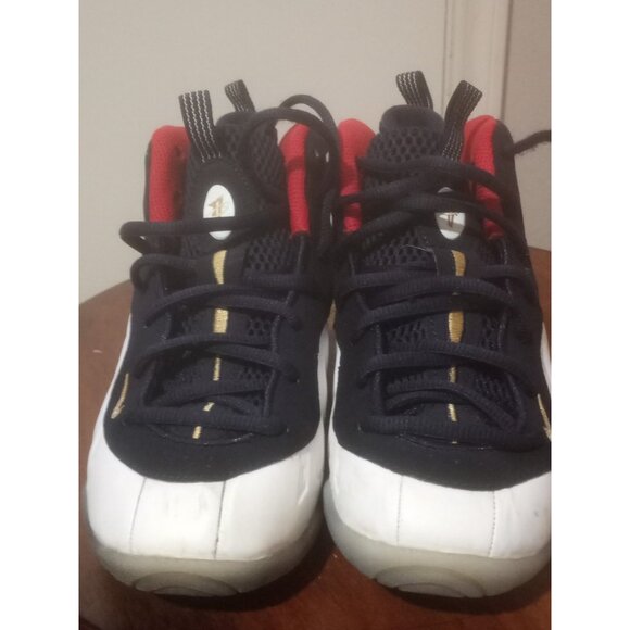 Nike Little Posite 1 Sneaker-723946-403 Olympic USA Red White Blue-(GS) 3Y - Picture 7 of 14